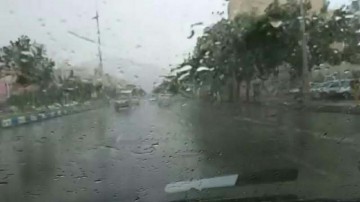 بارندگی تابستانی شیراز