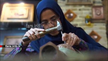 هنر قلم زنی شیراز