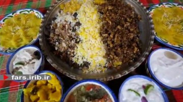  غذای های رنگارنگ و جذاب شیراز 